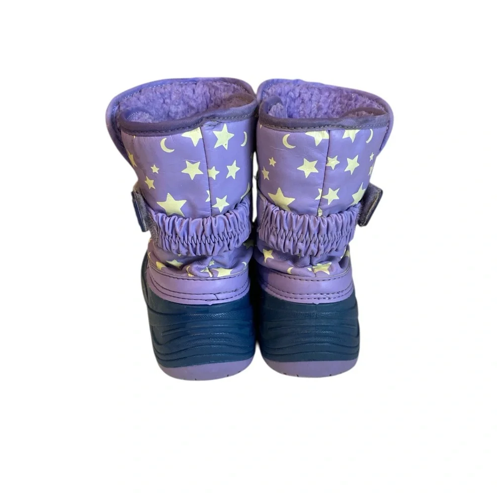 Cat & Jack Purple and Navy Star Boots
